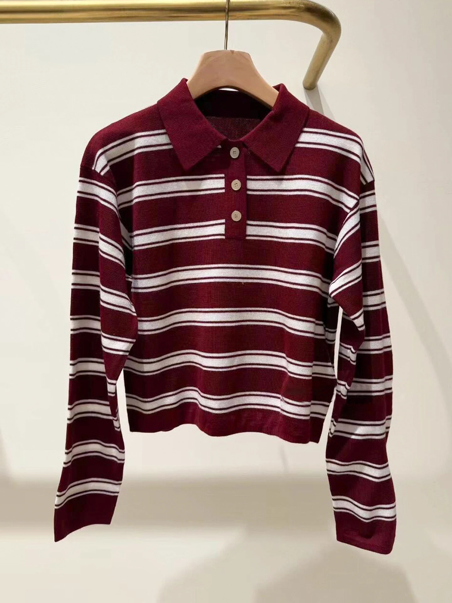 S Home South Oil High End Women's Casual Ne Striped Knitwear Sweater Top for Autumn Season Comfortable Loose Fit Sle
S Home South Oil High End Women's Casual Ne Striped Knitwear Sweater Top for Autumn Season Comfortable Loose Fit Sle