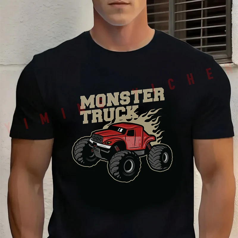 Men's Summer Cotton T-shirt Monster Truck Graphic Motorcycle Tee Casual Short-sleeve Motorbike Cycling Top
Men's Summer Cotton T-shirt Monster Truck Graphic Motorcycle Tee Casual Short-sleeve Motorbike Cycling Top