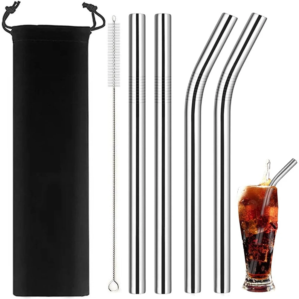 6Pcs Pearl Milk Tea Drinking Straw Wide 12mm Stainless Steel Bent Straw with Brush Fruit Juice Cocktail Straw Bar Accessories
6Pcs Pearl Milk Tea Drinking Straw Wide 12mm Stainless Steel Bent Straw with Brush Fruit Juice Cocktail Straw Bar Accessories