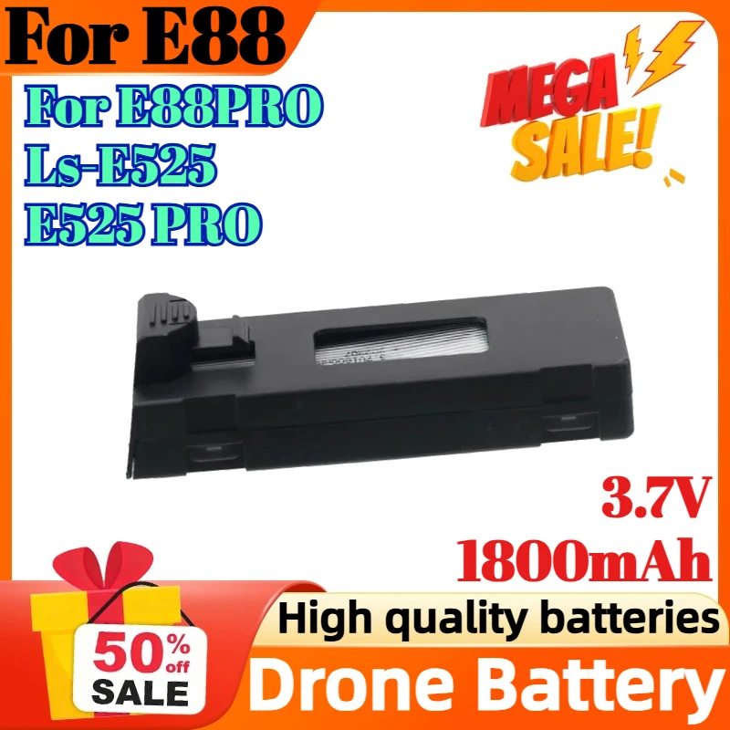 3.7V 1800mAh For E88 E88PRO Ls-E525 E525 PRO Mini Uav Drone Battery Special Rc Part 1/2/3/5/10Pcs RC Drone Battery Accessory
3.7V 1800mAh For E88 E88PRO Ls-E525 E525 PRO Mini Uav Drone Battery Special Rc Part 1/2/3/5/10Pcs RC Drone Battery Accessory