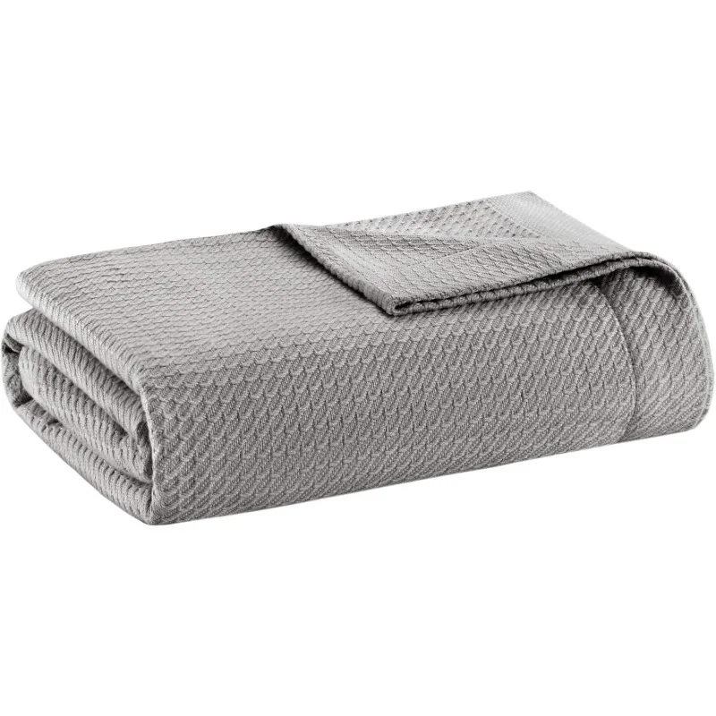 Egyptian Cotton Luxury Blanket Grey 90x90 Full/Queen Size Knit Premium Soft Cozy Cerified Egyptian Cotton For Bed, Couch or Sofa
Egyptian Cotton Luxury Blanket Grey 90x90 Full/Queen Size Knit Premium Soft Cozy Cerified Egyptian Cotton For Bed, Couch or Sofa
