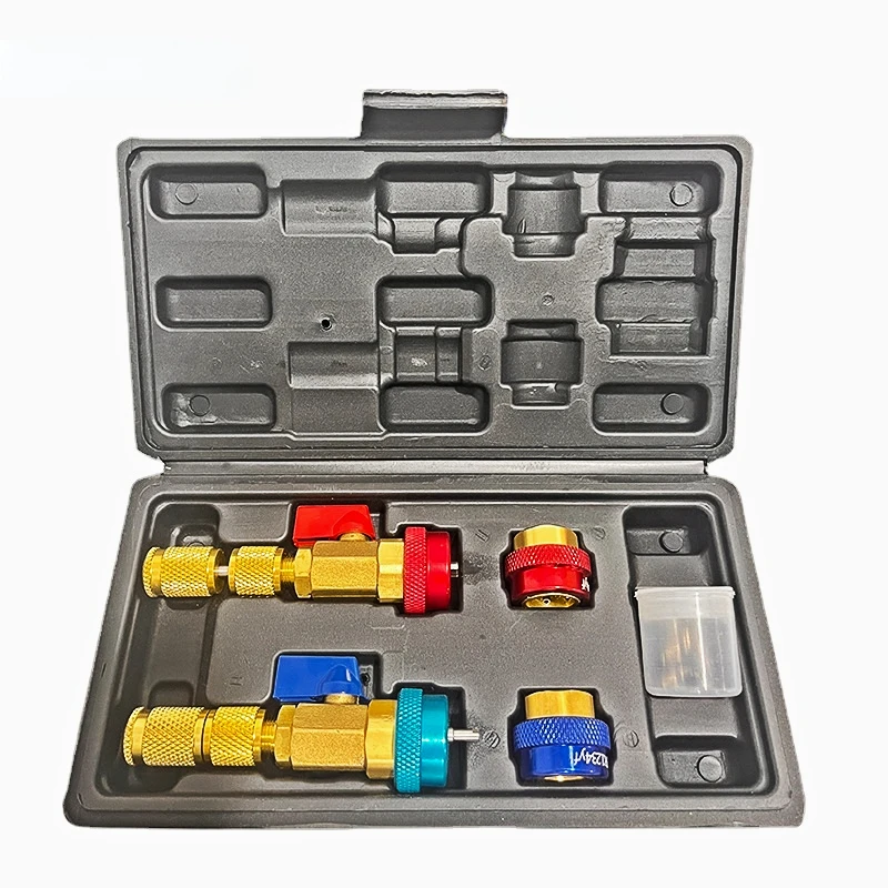 1 Set Car Air Conditioning Valve Quick Core Remover Installer Low/High Pressure Refrigerant Adapter Valve Core Remover Tool
1 Set Car Air Conditioning Valve Quick Core Remover Installer Low/High Pressure Refrigerant Adapter Valve Core Remover Tool