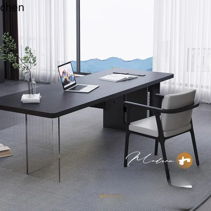 TQH6.24 Solid Wood Desk Office Ash Wood Computer Workbench Premium Sense
TQH6.24 Solid Wood Desk Office Ash Wood Computer Workbench Premium Sense