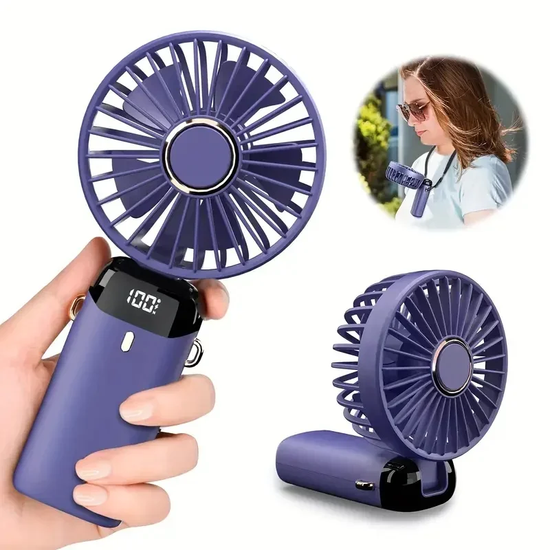 Portable Handheld Personal Rechargeable Fan LED Digital Display 90°Adjustable Rechargeable Fan , 5 Speed Wind Mini Aromatherapy
Portable Handheld Personal Rechargeable Fan LED Digital Display 90°Adjustable Rechargeable Fan , 5 Speed Wind Mini Aromatherapy