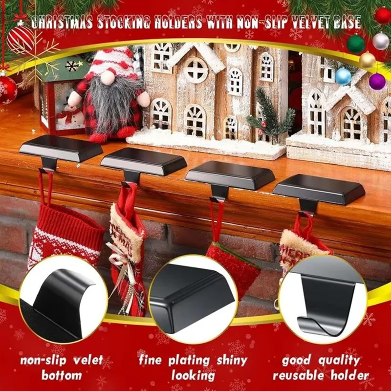 HOT Multi-Purpose Hooks Fireplace Gifts Stocking Hangers Metal Table Edge Storage Racks Garland Mantel Clips For Home
HOT Multi-Purpose Hooks Fireplace Gifts Stocking Hangers Metal Table Edge Storage Racks Garland Mantel Clips For Home
