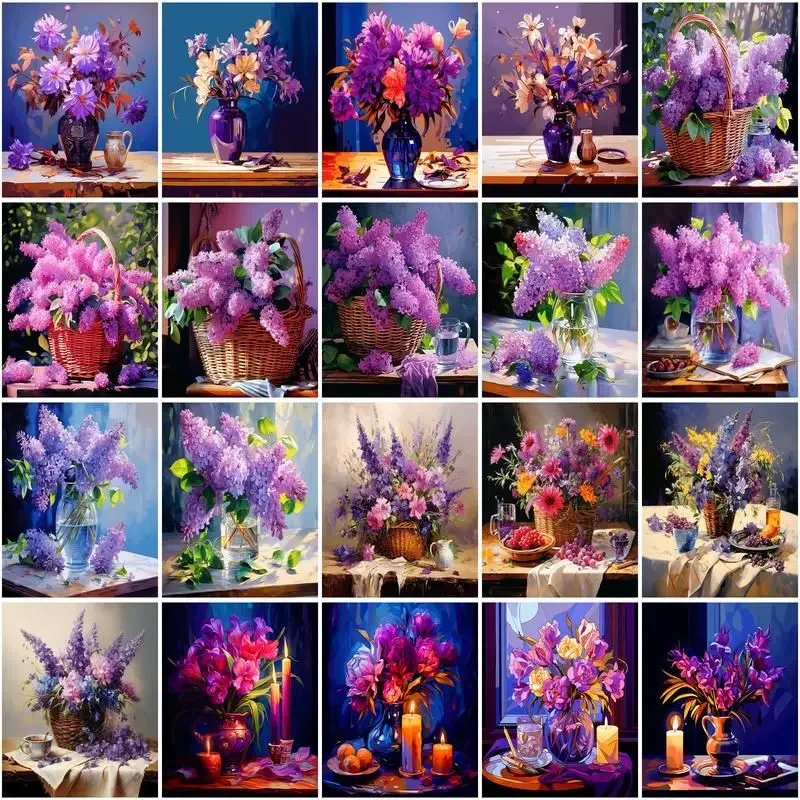 584863 Coloring By Number Purple Flowers Paint On Canvas Pictures By Number Dandelions DIY Frame Home Decoration 40x50cm
584863 Coloring By Number Purple Flowers Paint On Canvas Pictures By Number Dandelions DIY Frame Home Decoration 40x50cm