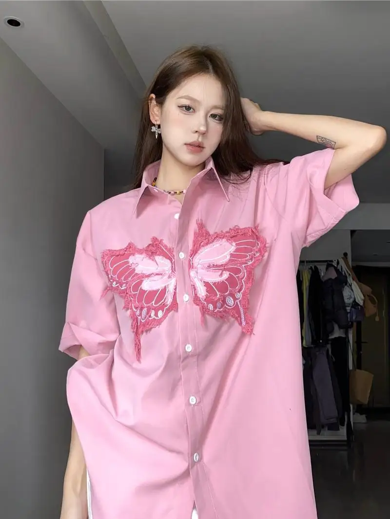 Gagaok 2026 New Plus Size Women Stylized Butterfly Design Sleeveless Shirt Unisex Casual Loose Blouse Jacket Versatile Top
Gagaok 2026 New Plus Size Women Stylized Butterfly Design Sleeveless Shirt Unisex Casual Loose Blouse Jacket Versatile Top