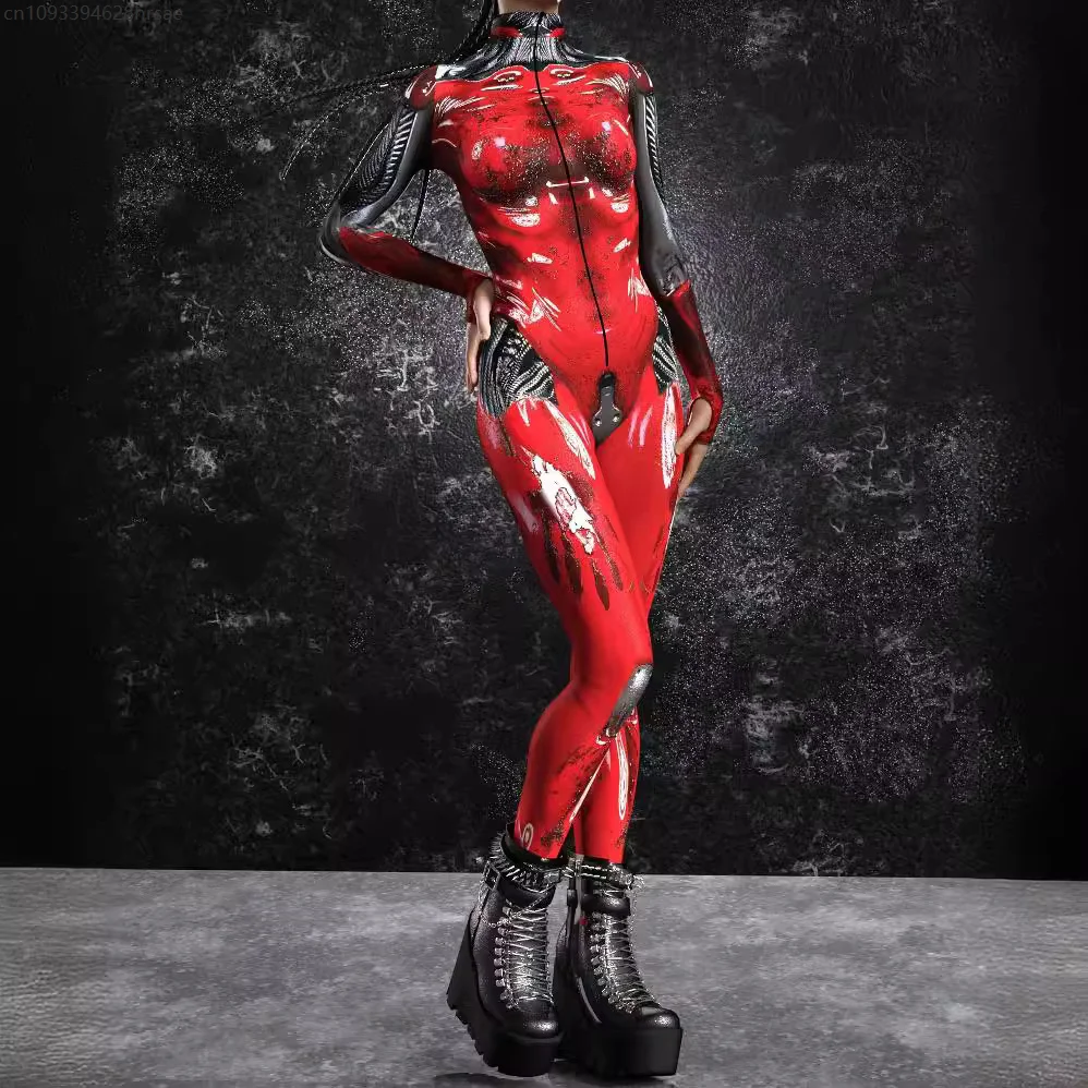 Женский комбинезон в стиле кибер-панк с 3D принтом, Робот на Хэллоуин, косплей, костюм зентай для взрослых, необычные моно, боди, наряд для рейва, костюм Морфа
Женский комбинезон в стиле кибер-панк с 3D принтом, Робот на Хэллоуин, косплей, костюм зентай для взрослых, необычные моно, боди, наряд для рейва, костюм Морфа