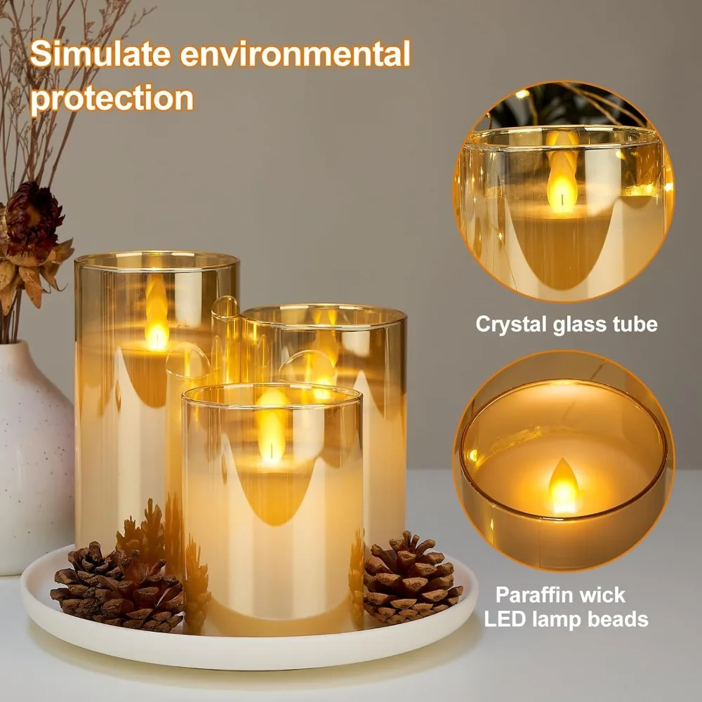 LED lights electronic candles LED candle decorations acrylic candles complete set of remote control timers Christmas and wedding
LED lights electronic candles LED candle decorations acrylic candles complete set of remote control timers Christmas and wedding