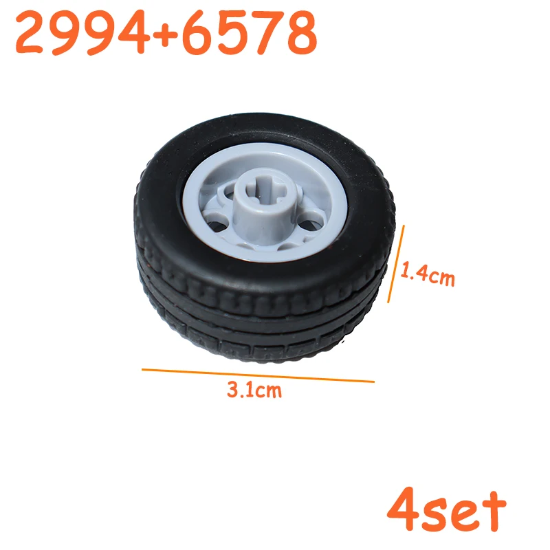 Tire Wheel Cross Hole Set Car Truck Wheels Hub Technical Bricks MOC Motorcycle Tyre & Rim Construction Building Blocks
Tire Wheel Cross Hole Set Car Truck Wheels Hub Technical Bricks MOC Motorcycle Tyre & Rim Construction Building Blocks