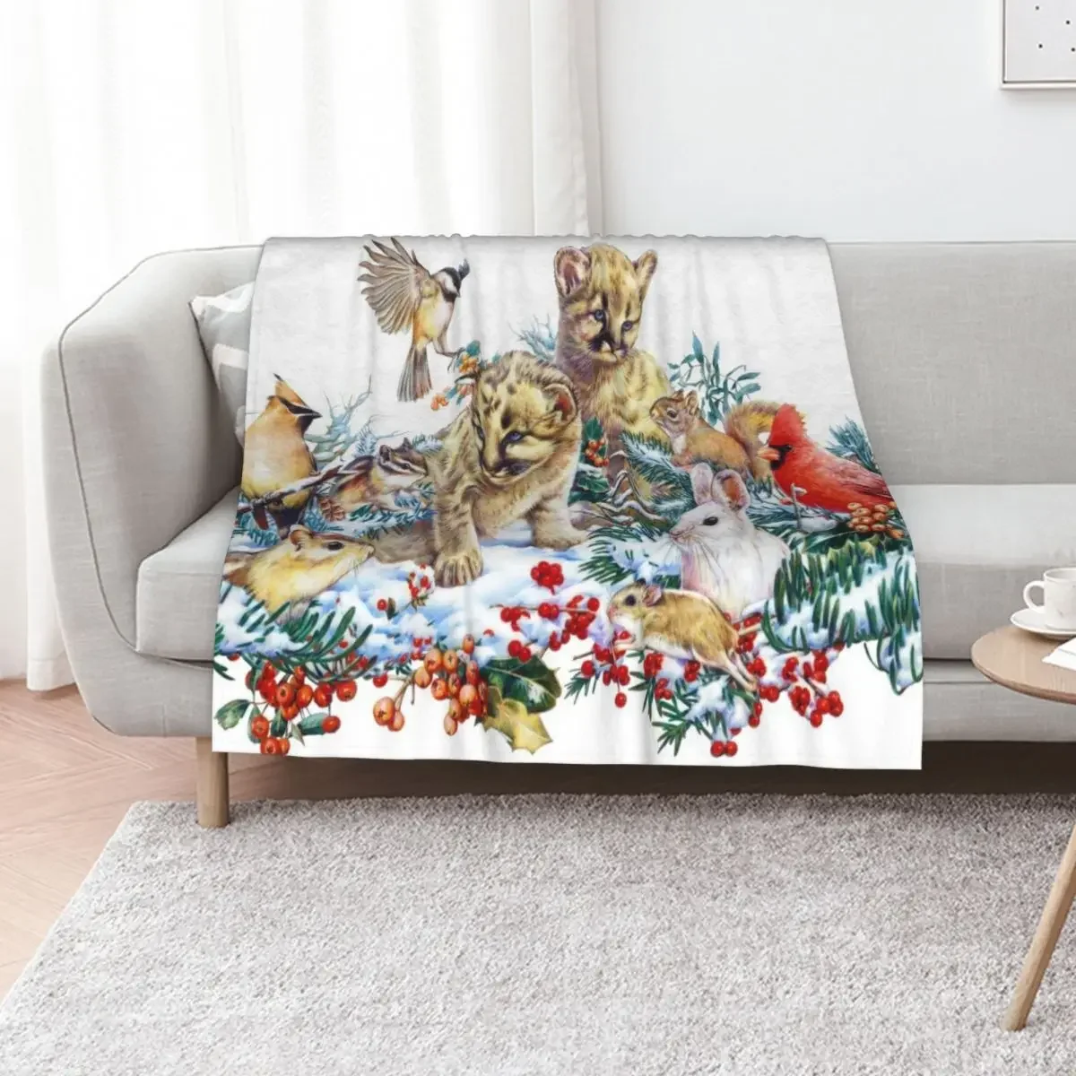 Winter Critters Throw Blanket Flannels Flannel Fabric Beautifuls Decorative Throw Blankets
Winter Critters Throw Blanket Flannels Flannel Fabric Beautifuls Decorative Throw Blankets