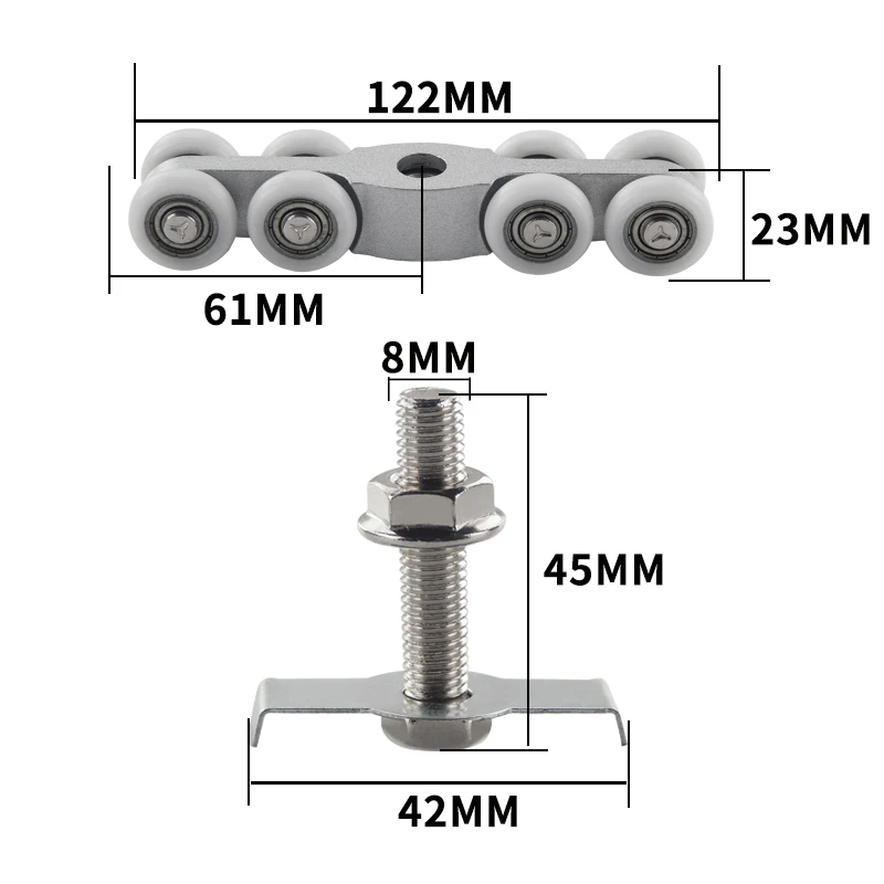 Sliding door hanging wheel hanging sliding door reel shower room pulley glass door 5pcs
Sliding door hanging wheel hanging sliding door reel shower room pulley glass door 5pcs