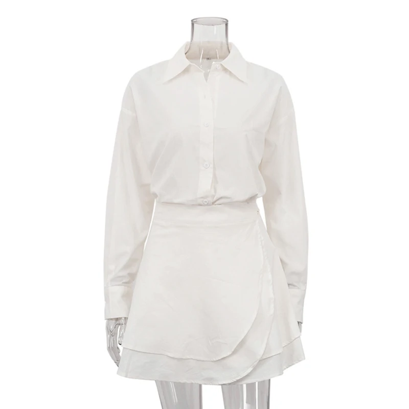 Tuularose Casual 2 Piece-Set Summer Female Cover up And Ruffled Mini Skirt Lace-Up Beach Holiday See-Through Loose Women Outfits
Tuularose Casual 2 Piece-Set Summer Female Cover up And Ruffled Mini Skirt Lace-Up Beach Holiday See-Through Loose Women Outfits