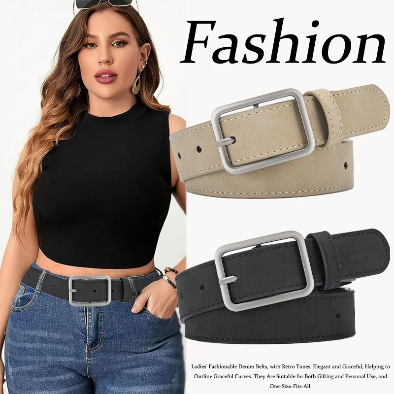 Fashionable Women's Colorful Belts Trendy Versatile Casual Jeans Accessories Suitable For Formal Occasions PU Belt
Fashionable Women's Colorful Belts Trendy Versatile Casual Jeans Accessories Suitable For Formal Occasions PU Belt