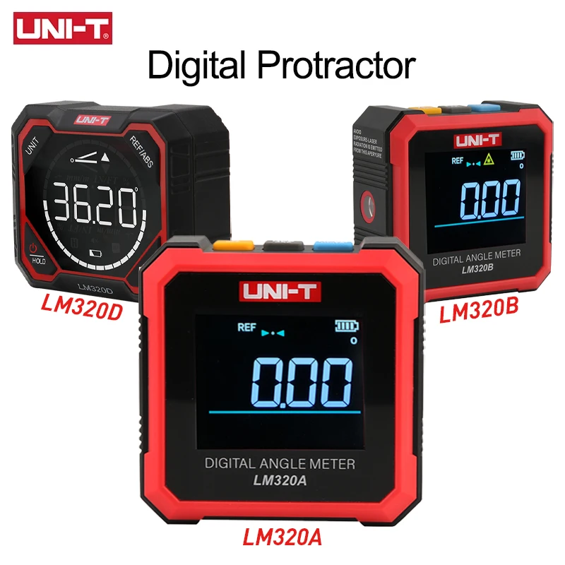UNI-T Angle Meter Magnetic Inclinometer Digital Protractor Angle Finder Bevel Box Angle Measurement Tool LM320A LM320B LM320F
UNI-T Angle Meter Magnetic Inclinometer Digital Protractor Angle Finder Bevel Box Angle Measurement Tool LM320A LM320B LM320F