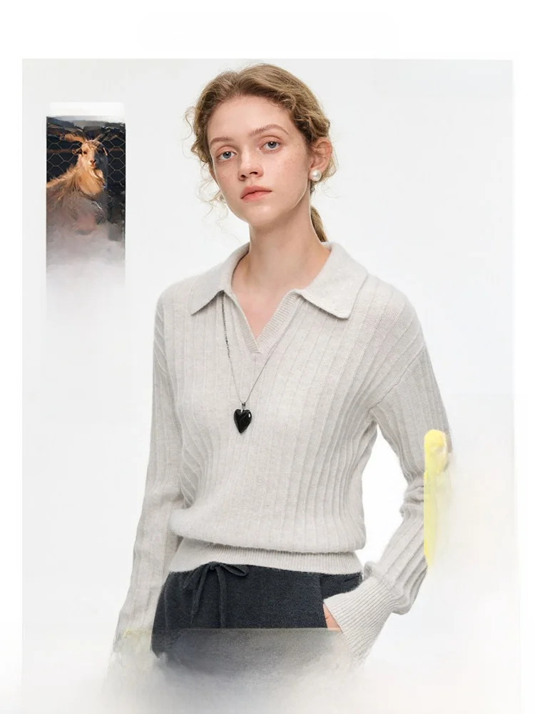 High-Quali Women's Wool Knitwear Collar Versatile Top Spring 2026 New Arrival Korean Sle Straight Cut Long Sve
High-Quali Women's Wool Knitwear Collar Versatile Top Spring 2026 New Arrival Korean Sle Straight Cut Long Sve