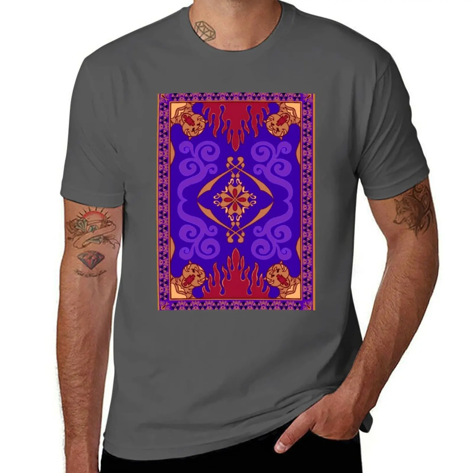 Aladdin 1992 Magic Carpet T-Shirt Lightweight Basic Short Sleeve Shirt
Aladdin 1992 Magic Carpet T-Shirt Lightweight Basic Short Sleeve Shirt