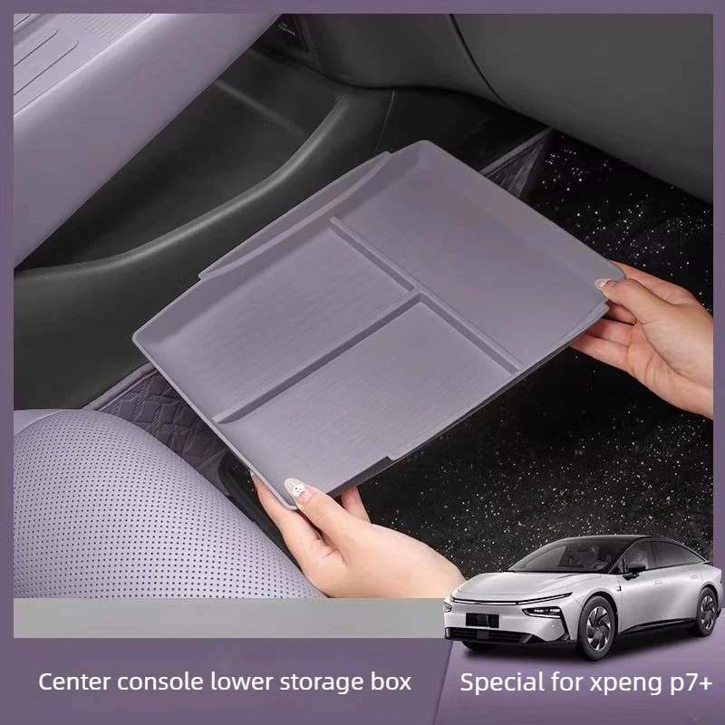 TPE Under Center Console Storage Box For XPENG P7+ Original Color Interior Organizer Accessories
TPE Under Center Console Storage Box For XPENG P7+ Original Color Interior Organizer Accessories