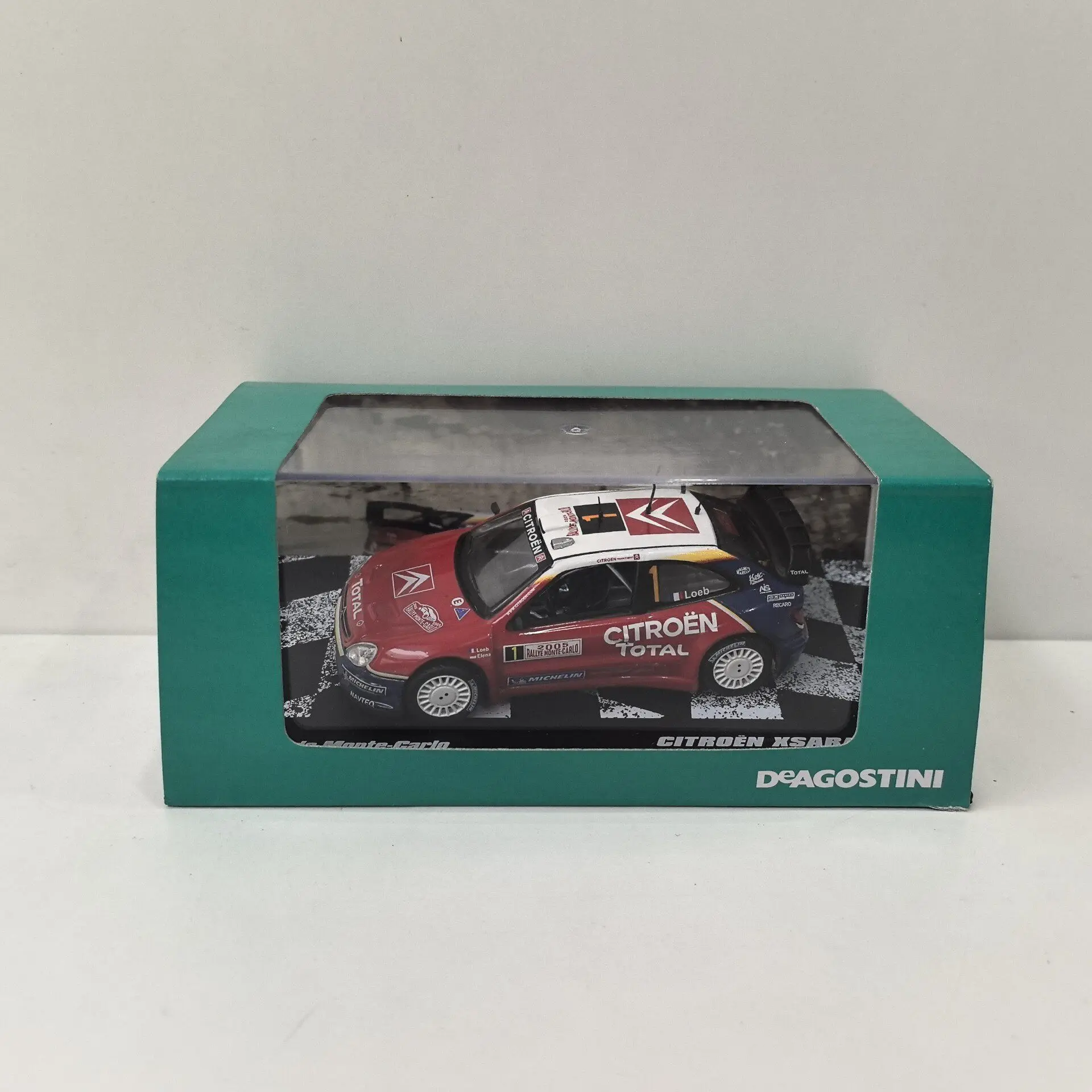 Diecast ALTAYA 1/43 Scale CITROEN XSARA WRC #1 2005 5A Alloy Car Model
Diecast ALTAYA 1/43 Scale CITROEN XSARA WRC #1 2005 5A Alloy Car Model