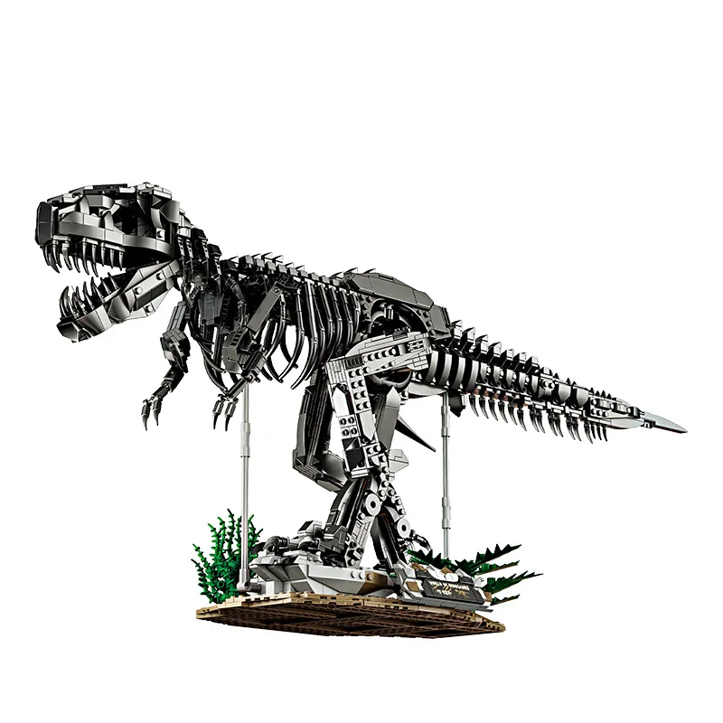 IN STOCK MOC Dark Tyrannosaurus Rex Dinosaur Skeleton Building Blocks Bricks Assembling Model Toys for Boys Birthday Gift Set
IN STOCK MOC Dark Tyrannosaurus Rex Dinosaur Skeleton Building Blocks Bricks Assembling Model Toys for Boys Birthday Gift Set