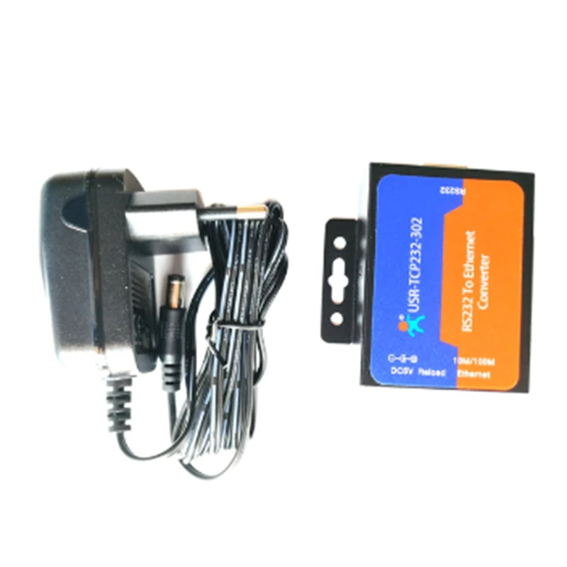 USR-TCP232-302 Serial RS232 To Ethernet TCP/IP Server Module Ethernet Converter Black EU Plug
USR-TCP232-302 Serial RS232 To Ethernet TCP/IP Server Module Ethernet Converter Black EU Plug