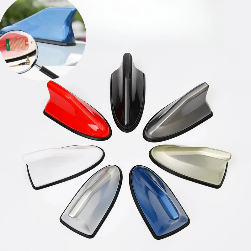 New Universal Carbon Fiber Look Car Roof Top Mount Shark Fin Aerial Antenna Toppers Auto Radio AM FM Antenna Signal Amplifie
New Universal Carbon Fiber Look Car Roof Top Mount Shark Fin Aerial Antenna Toppers Auto Radio AM FM Antenna Signal Amplifie
