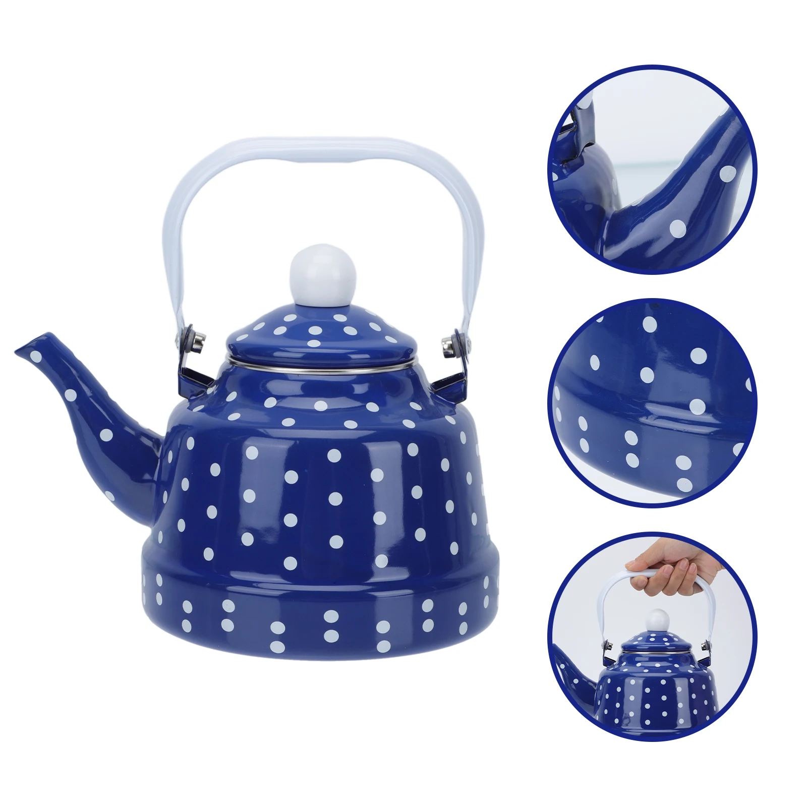 1pc Dot Enameled Teapot Heating Water Kitchen Teapot Home Sturdy Fast Boiling Safe Material Steel Handle Water Boiling
1pc Dot Enameled Teapot Heating Water Kitchen Teapot Home Sturdy Fast Boiling Safe Material Steel Handle Water Boiling