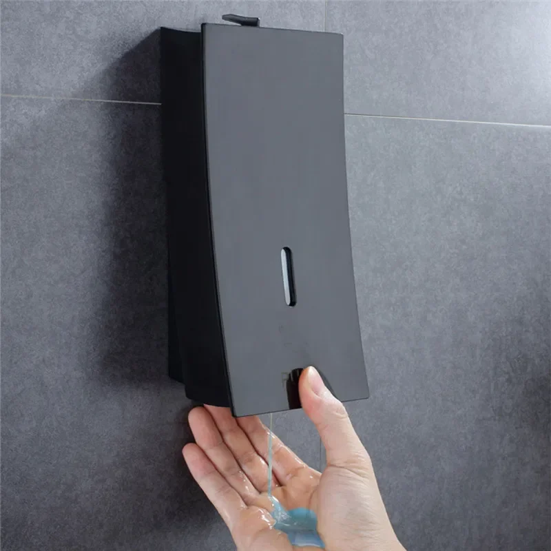 Soap Liquid Dispenser Black Wall Mount Shampoo Shower Gel 450 ML Hand Press Plastic Container Bathroom Kitchen Washing Dispenser
Soap Liquid Dispenser Black Wall Mount Shampoo Shower Gel 450 ML Hand Press Plastic Container Bathroom Kitchen Washing Dispenser