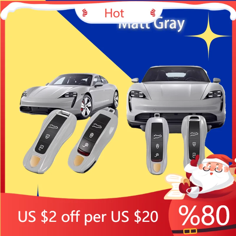 Hot Matt Gray Key Case for Porsche Macan Porsche Panamera Cayenne 918 Spyder Carrera 911 991 Remote Key Cover Interior Stickers
Hot Matt Gray Key Case for Porsche Macan Porsche Panamera Cayenne 918 Spyder Carrera 911 991 Remote Key Cover Interior Stickers