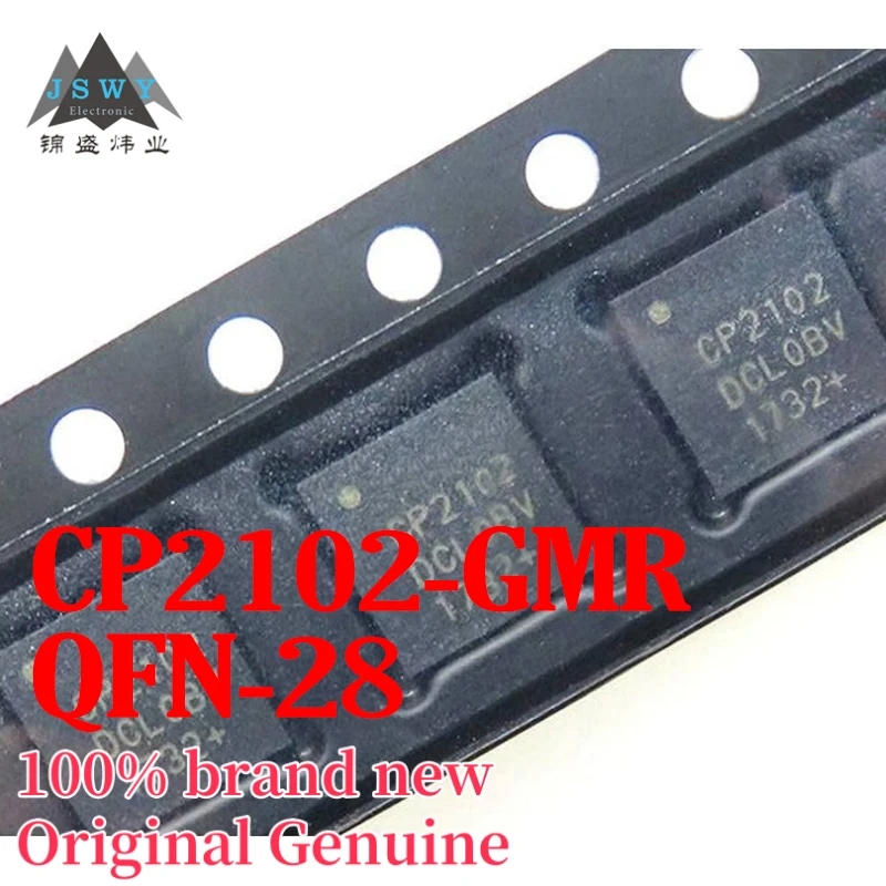 (10/50pcs) CP2102-GMR CP2102 QFN-28 Bridge Control Transceiver In Stock Brand New Electronics Free Shipping
(10/50pcs) CP2102-GMR CP2102 QFN-28 Bridge Control Transceiver In Stock Brand New Electronics Free Shipping