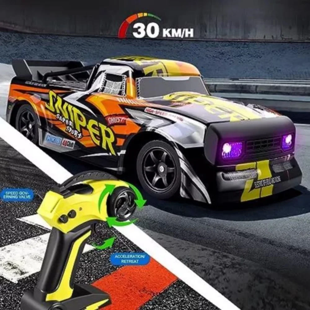 4DRC 1/16 4WD RC Car 30 км/ч Высокоскоростной внедорожный дрифт 2,4G Автомобиль с дистанционным управлением Гоночный трюк Грузовик для дрифта для детей Игрушка
4DRC 1/16 4WD RC Car 30 км/ч Высокоскоростной внедорожный дрифт 2,4G Автомобиль с дистанционным управлением Гоночный трюк Грузовик для дрифта для детей Игрушка