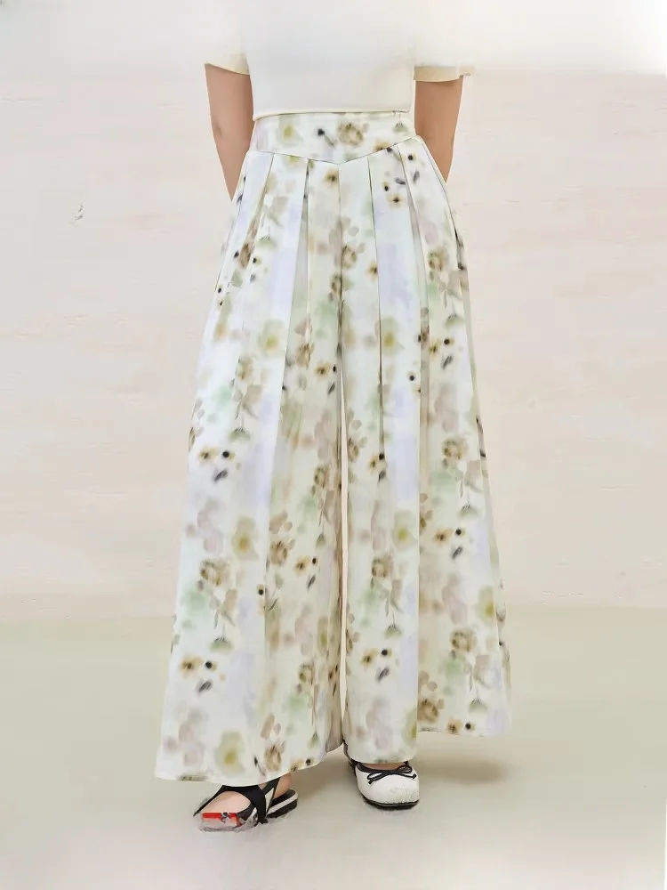 Летние повседневные брюки-юбка с высокой талией и широкими штанинами, моделирующие фигуру, для полных женщин, дизайн Dra Ele
Летние повседневные брюки-юбка с высокой талией и широкими штанинами, моделирующие фигуру, для полных женщин, дизайн Dra Ele