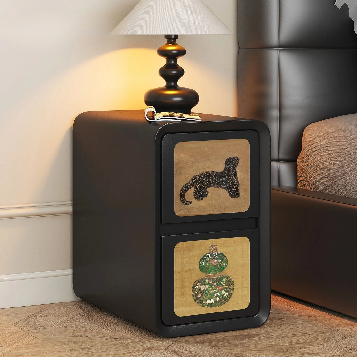 2025 antique cream new bedside table household light luxury small bedroom creative black large capacity wood
2025 antique cream new bedside table household light luxury small bedroom creative black large capacity wood