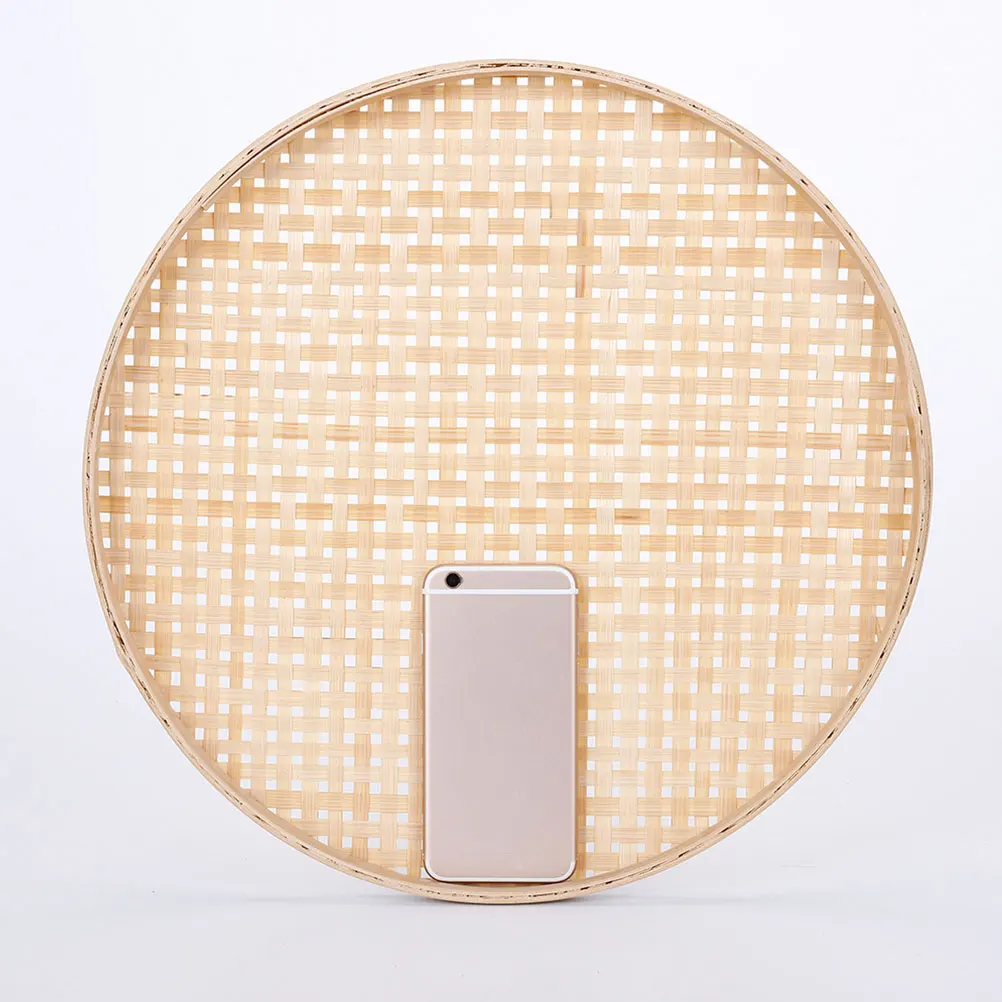 2pcs Bamboo Woven Sieve Round Food Tray Kitchen Storage Drying Basket Fruit Vegetable Snack Holder Handmade Bamboo
2pcs Bamboo Woven Sieve Round Food Tray Kitchen Storage Drying Basket Fruit Vegetable Snack Holder Handmade Bamboo