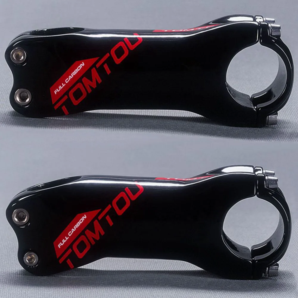 TOMTOU Carbon Stem Bike Stem 60/70/80/90/100/110/120/130mm Bicycle Parts for 1-1/8 Steer Tube 31.8mm Handlebar
TOMTOU Carbon Stem Bike Stem 60/70/80/90/100/110/120/130mm Bicycle Parts for 1-1/8 Steer Tube 31.8mm Handlebar