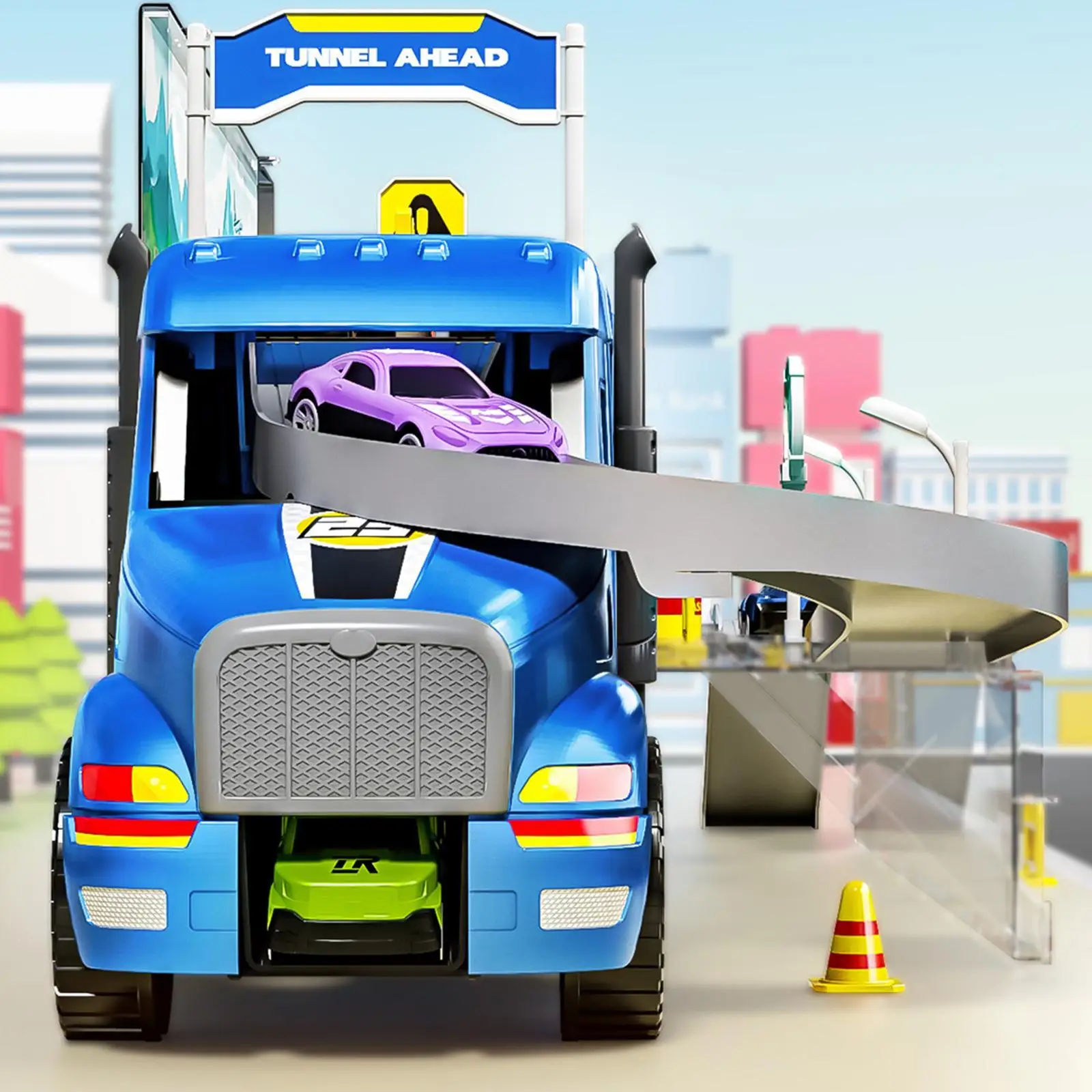 Transport Truck Toy Cars Storage and Transporter Toy Truck for Boys Girls
Transport Truck Toy Cars Storage and Transporter Toy Truck for Boys Girls