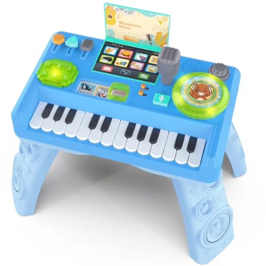 Baby DJ Table for Toddlers 1-3 Baby Musical Piano Toys 6-9-12-18 Months Toddler Activity Learning DJ Mixing Table with Music an
Baby DJ Table for Toddlers 1-3 Baby Musical Piano Toys 6-9-12-18 Months Toddler Activity Learning DJ Mixing Table with Music an
