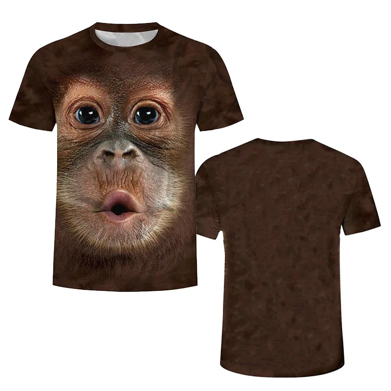Men's Funny Kissing Monkey Lips Graphic T-Shirt 3D Gorilla Print round Neck Short Sleeve Unisex Harajuku Street Style Top
Men's Funny Kissing Monkey Lips Graphic T-Shirt 3D Gorilla Print round Neck Short Sleeve Unisex Harajuku Street Style Top