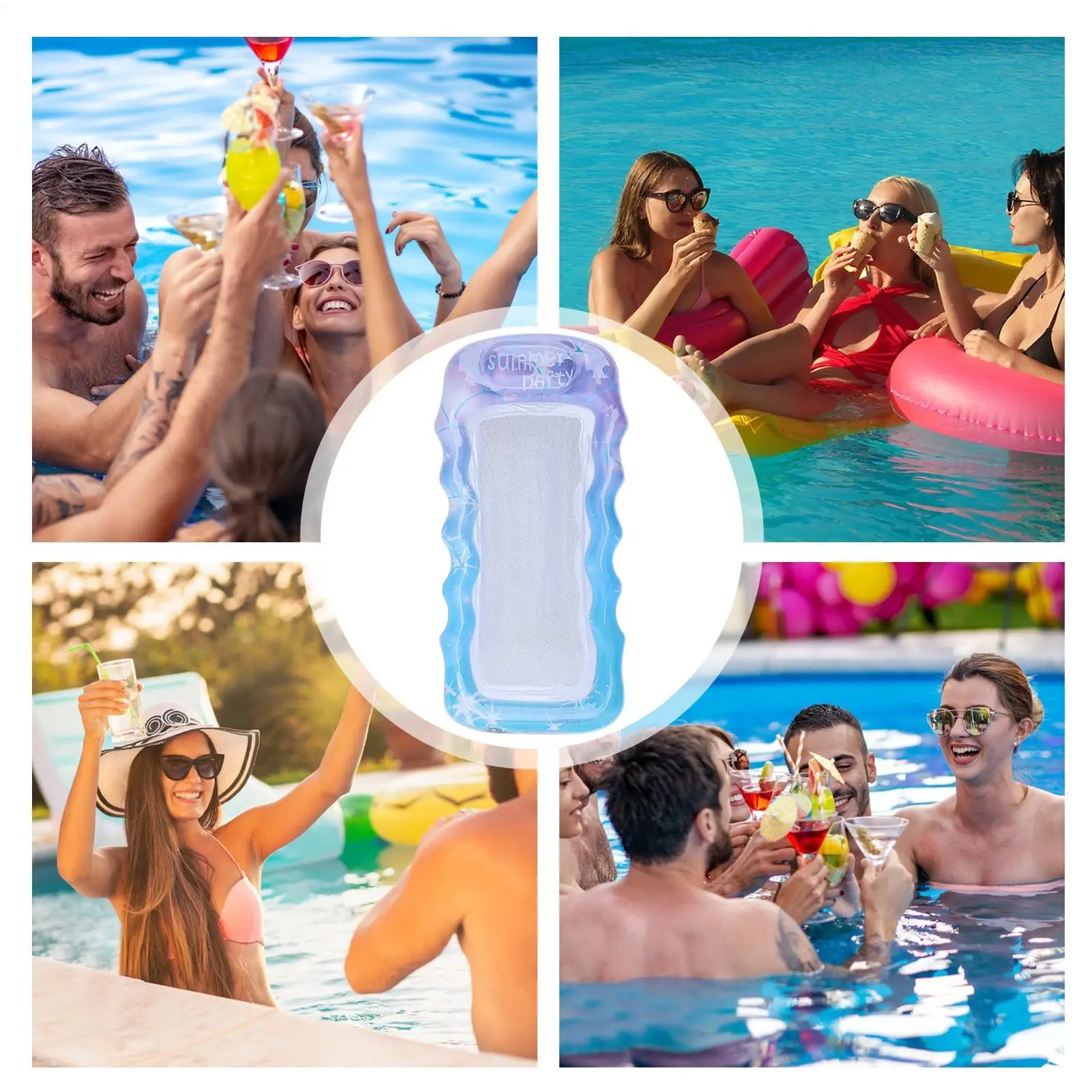 Tanning Pool Lounger Ergonomic Inflatable Water Rafts Inflatable Pool Lounger For Beach Swimming Traveling Backyard Lake Party
Tanning Pool Lounger Ergonomic Inflatable Water Rafts Inflatable Pool Lounger For Beach Swimming Traveling Backyard Lake Party