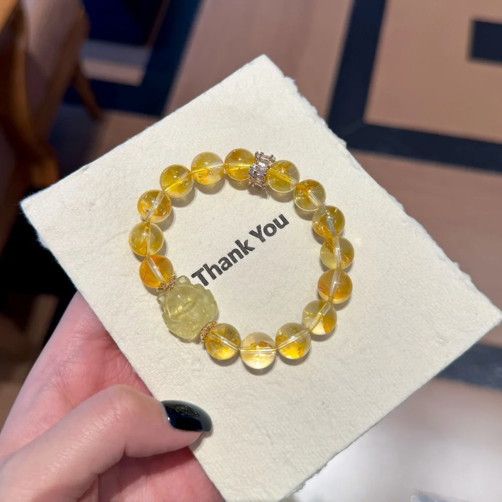 11mm Natural Yellow Fire Quartz Hematoid Bead Bracelet Women Fashion Charm Crystal Healing Energy Gemstone Yoga Jewelry 1PCS
11mm Natural Yellow Fire Quartz Hematoid Bead Bracelet Women Fashion Charm Crystal Healing Energy Gemstone Yoga Jewelry 1PCS