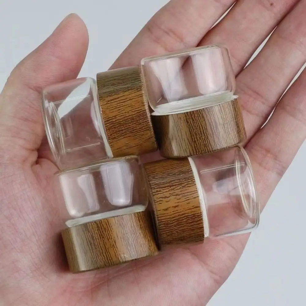 6PCS 10/20/30 ML Wooden Lid Mini Glass Bottles Transparent Food Grade Small Spice Jars Golden Bean Bottle Sealed
6PCS 10/20/30 ML Wooden Lid Mini Glass Bottles Transparent Food Grade Small Spice Jars Golden Bean Bottle Sealed