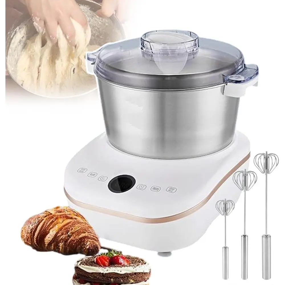 Хлебопечка из нержавеющей стали на 5 л - 15-минутное замесивание теста, с таймером, сенсорный экран, коммерческого класса, низкий уровень шума
Хлебопечка из нержавеющей стали на 5 л - 15-минутное замесивание теста, с таймером, сенсорный экран, коммерческого класса, низкий уровень шума