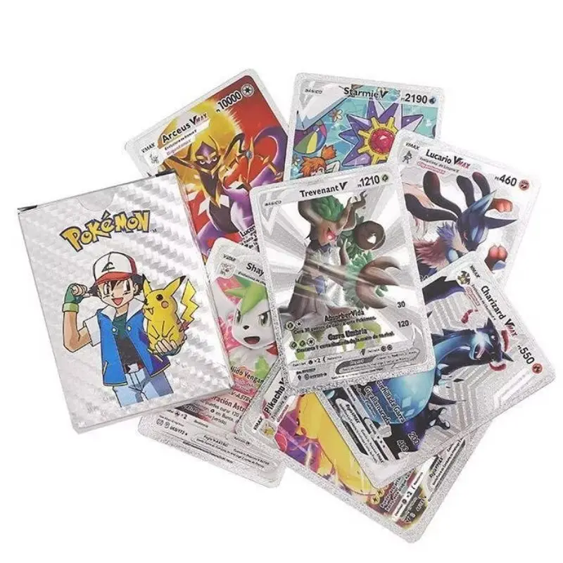 55pc Pokemon Charizard Gold Foil Cards Golden Letters English Spanish Game Card Metalicas Vmax Gx Series Collection Battle Gift!
55pc Pokemon Charizard Gold Foil Cards Golden Letters English Spanish Game Card Metalicas Vmax Gx Series Collection Battle Gift!