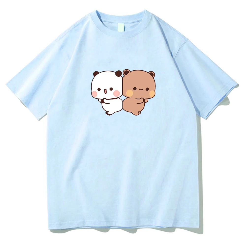 Panda Bear Bubu and Dudu They're Making Out T-shirts Women Lovely T Shirts 100% Cotton Harajuku High Quality Tees Korean Style
Panda Bear Bubu and Dudu They're Making Out T-shirts Women Lovely T Shirts 100% Cotton Harajuku High Quality Tees Korean Style
