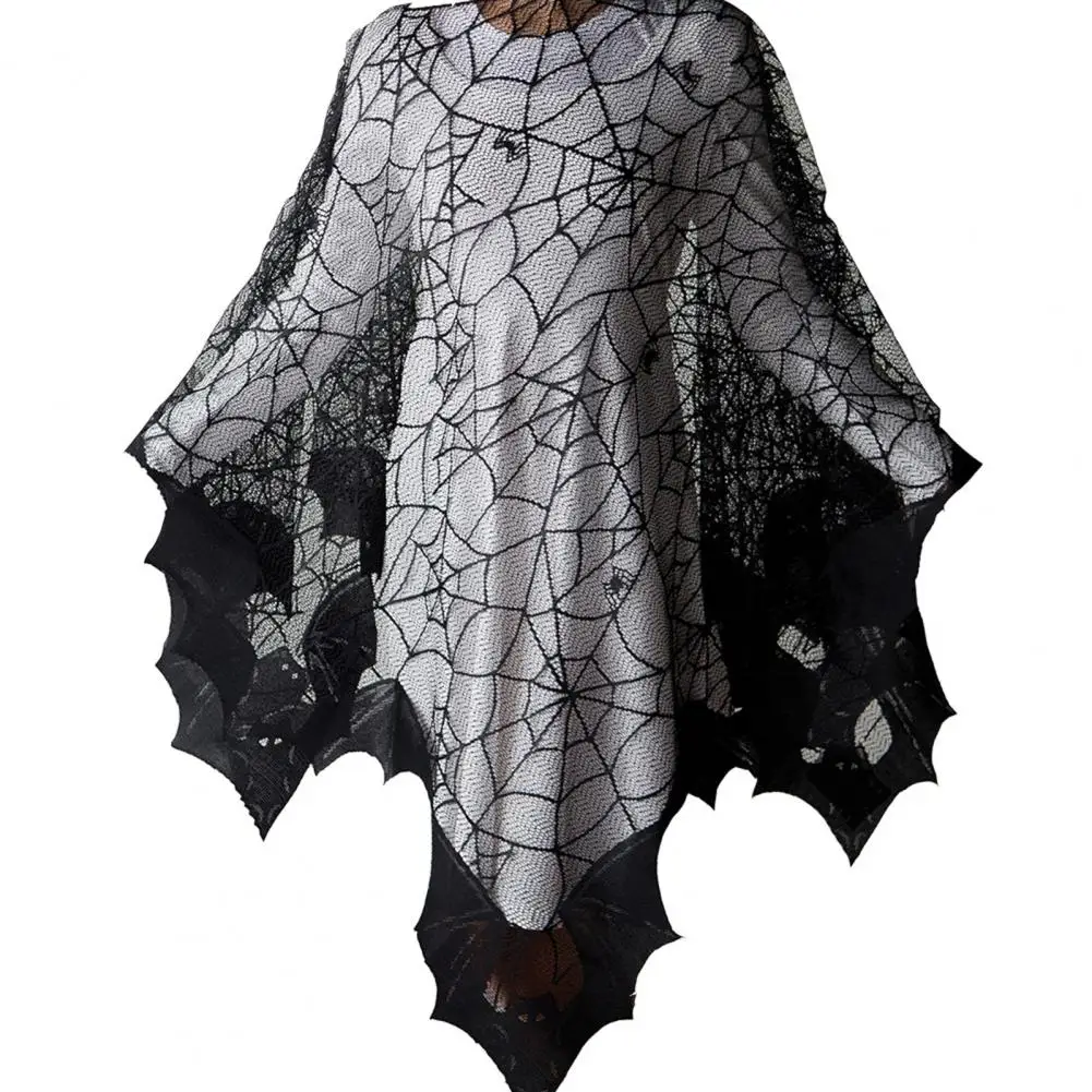 Spider Web Clock Witch Cape with Spider Web Design Embroidery Lace for Halloween Party Cosplay Masquerade Devil Easter Carnival
Spider Web Clock Witch Cape with Spider Web Design Embroidery Lace for Halloween Party Cosplay Masquerade Devil Easter Carnival