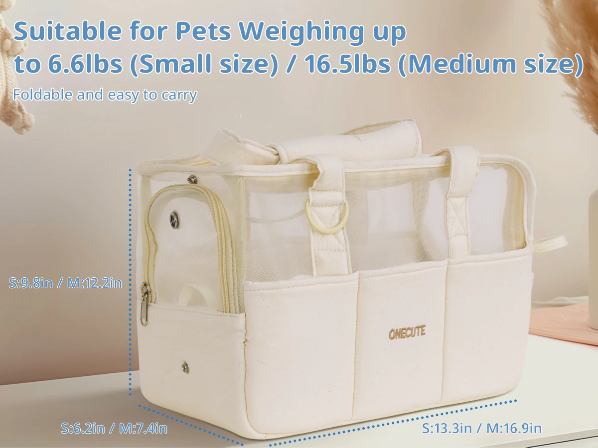 Portable Breathable Pet Carrier Bag - Shoulder Handbag for Small Dogs and Cats, Outdoor Puppy Go Out Travel Supplies
Portable Breathable Pet Carrier Bag - Shoulder Handbag for Small Dogs and Cats, Outdoor Puppy Go Out Travel Supplies