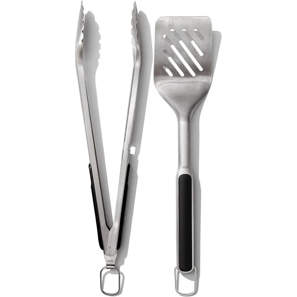 Good Grips Grilling Tools, Tongs and Turner Set, Black
Good Grips Grilling Tools, Tongs and Turner Set, Black