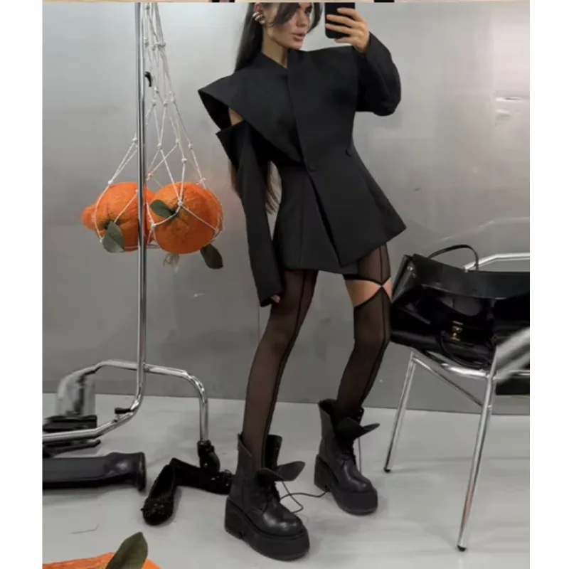 Cross-border Women's Clothing European and American 2026 Spring New Temperament Fashion Waist Suit Solid Color Design Blazer
Cross-border Women's Clothing European and American 2026 Spring New Temperament Fashion Waist Suit Solid Color Design Blazer