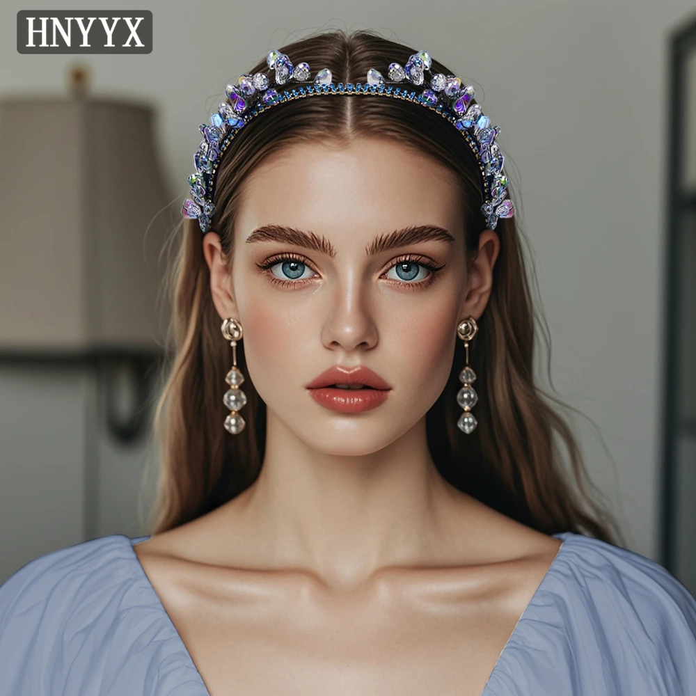 HNYYX Colorful Crystal Bride Head Hoop Hair Accessories Handmade Women Hair Hoop Headpieces Wedding Party Headdress YXA137
HNYYX Colorful Crystal Bride Head Hoop Hair Accessories Handmade Women Hair Hoop Headpieces Wedding Party Headdress YXA137