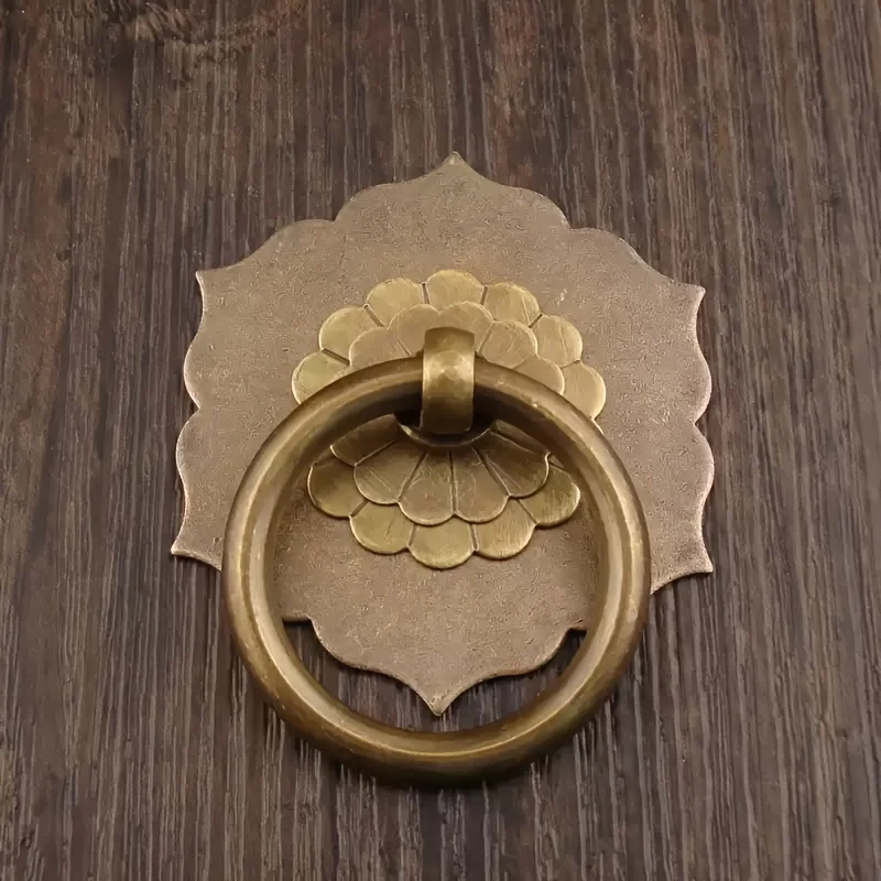 2 латунных кольцевых ручки, винтажные декоративные ручки в форме лотоса, домашние декоративные ручки для ящиков
2 латунных кольцевых ручки, винтажные декоративные ручки в форме лотоса, домашние декоративные ручки для ящиков